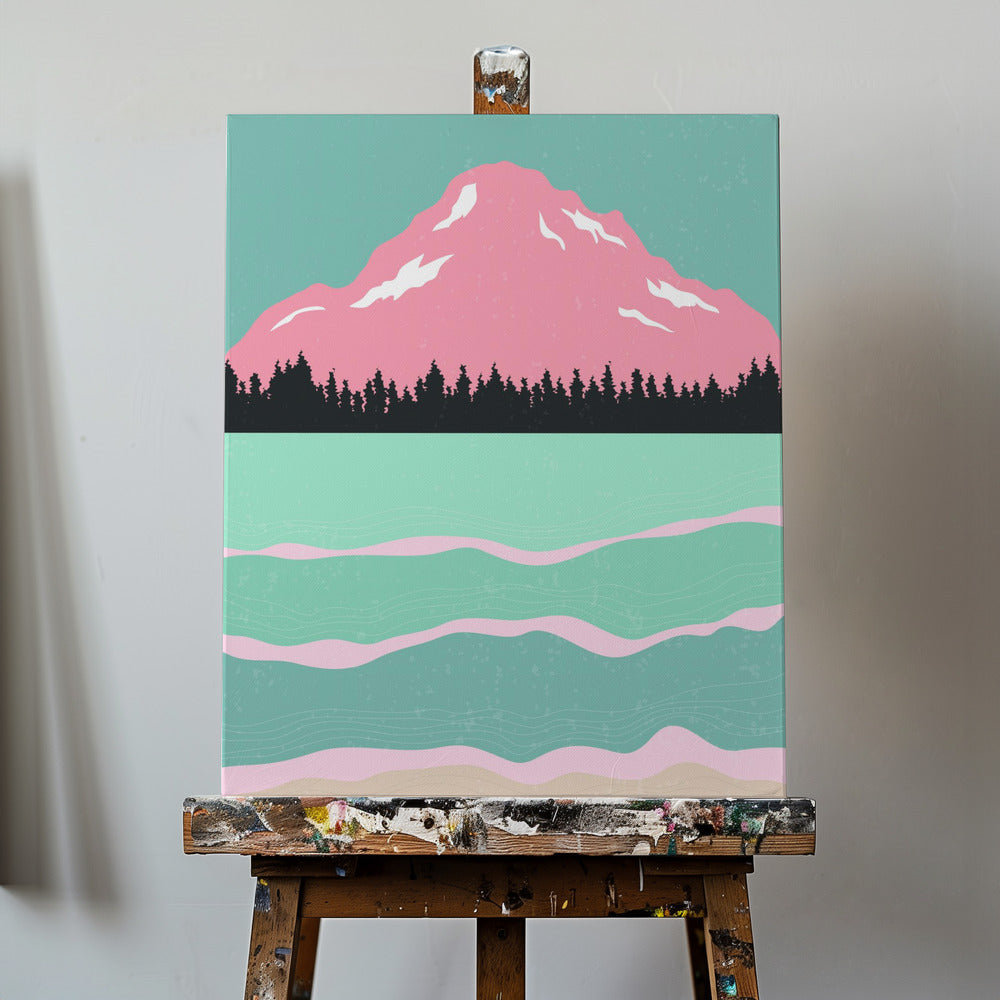 Minimal Mountains #1 | Canvas