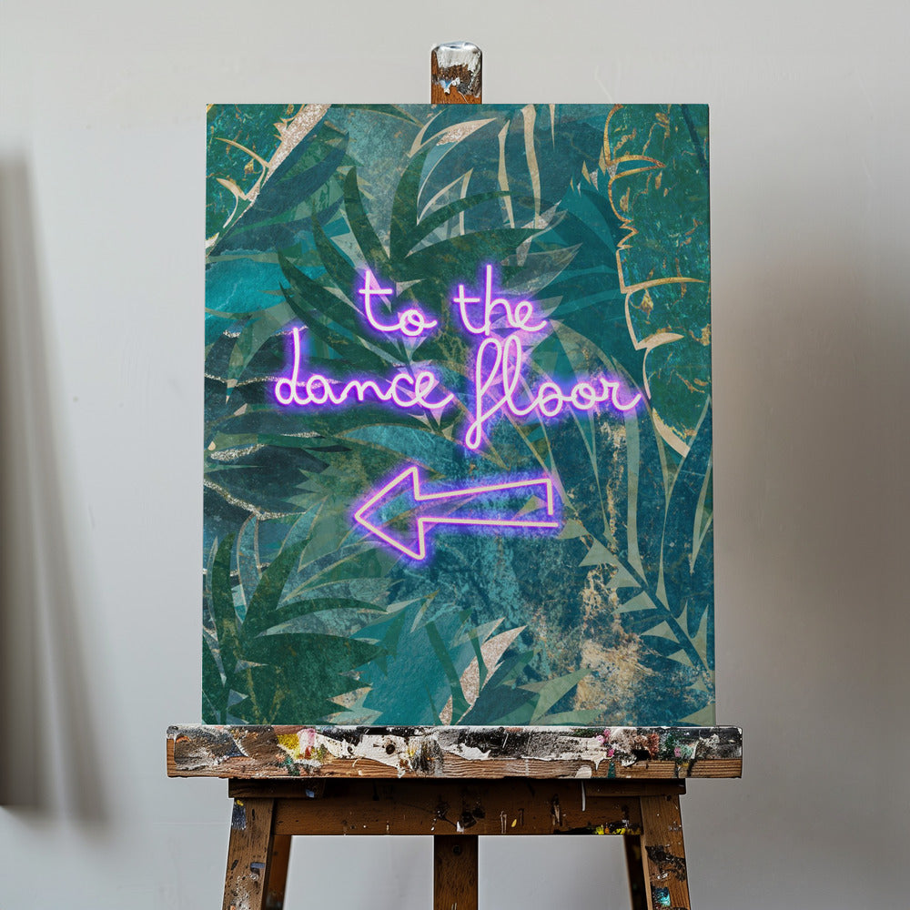 Tanssilattia vasemmalle | Canvastaulut