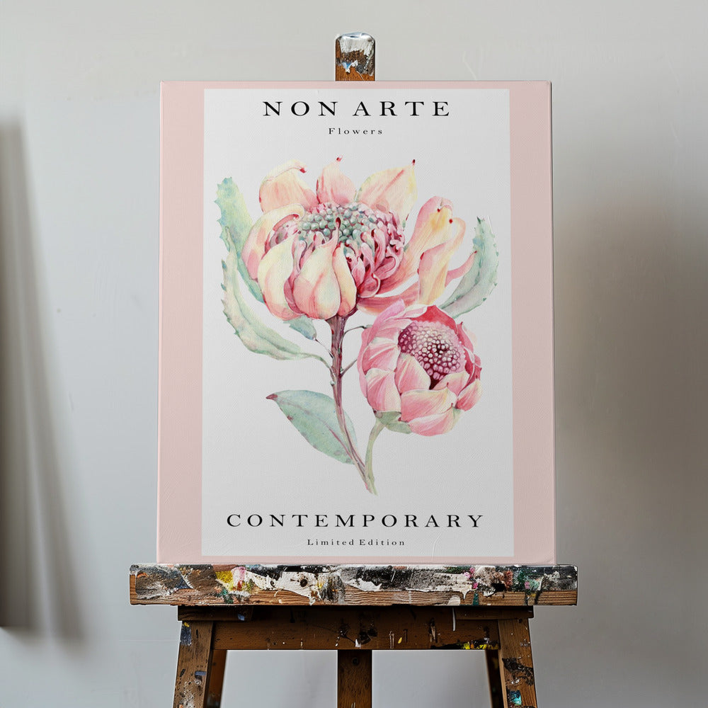 Inte konstrosblomma | Canvas
