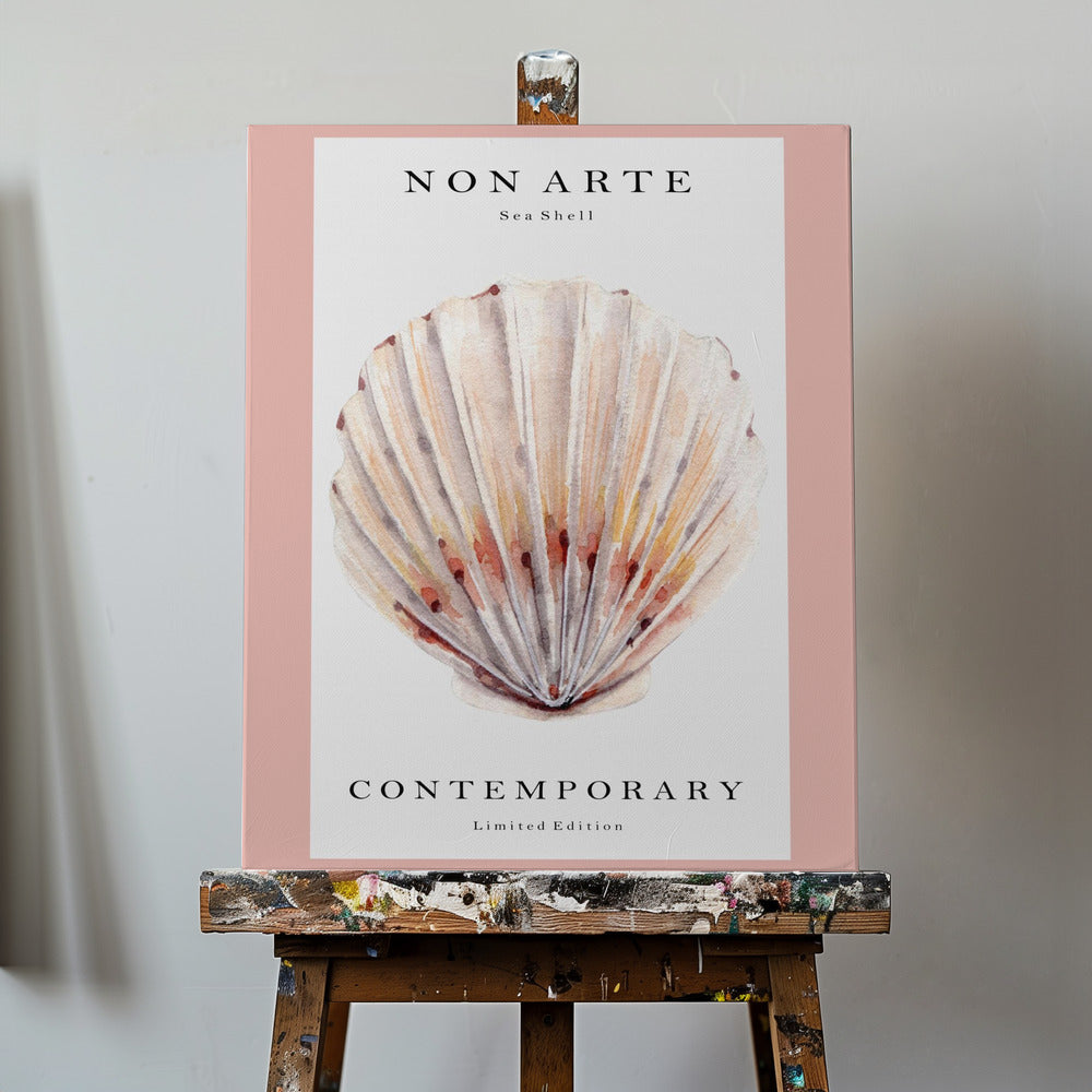 Concha marina no-arte n.º 2 | Impresiones en Lienzo