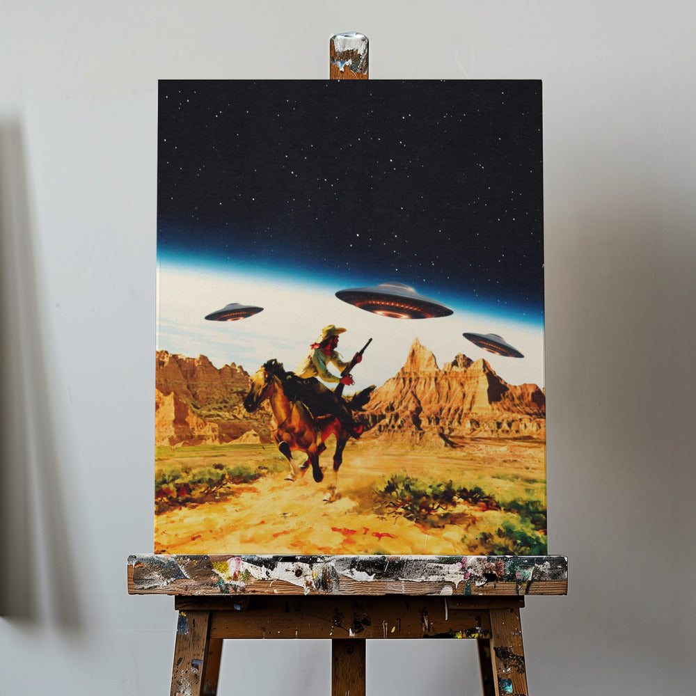 UFO-avaruusjahti | Canvastaulut