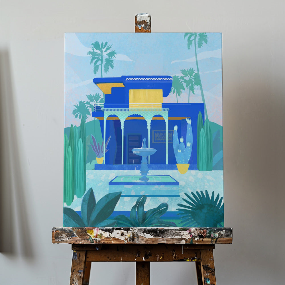 Ogród Marokański | Wydruki na łótnie