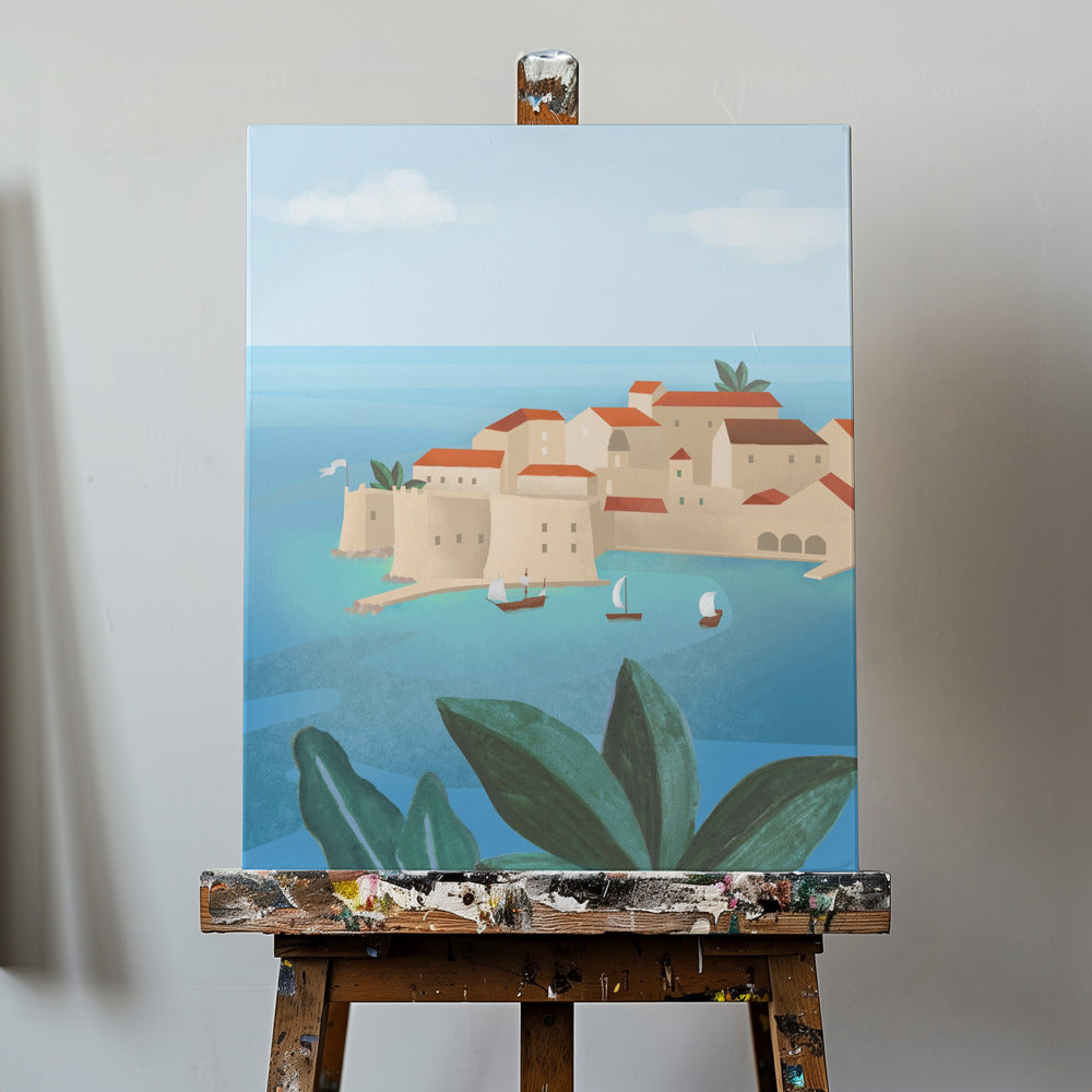 Dubrovnikin kaupunki | Canvastaulut