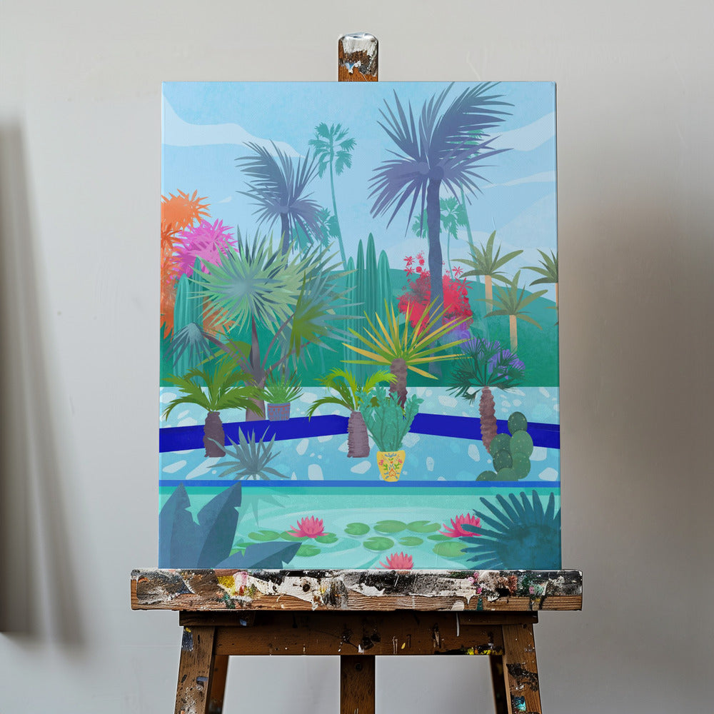 Giardino marocchino | Stampe su Tela