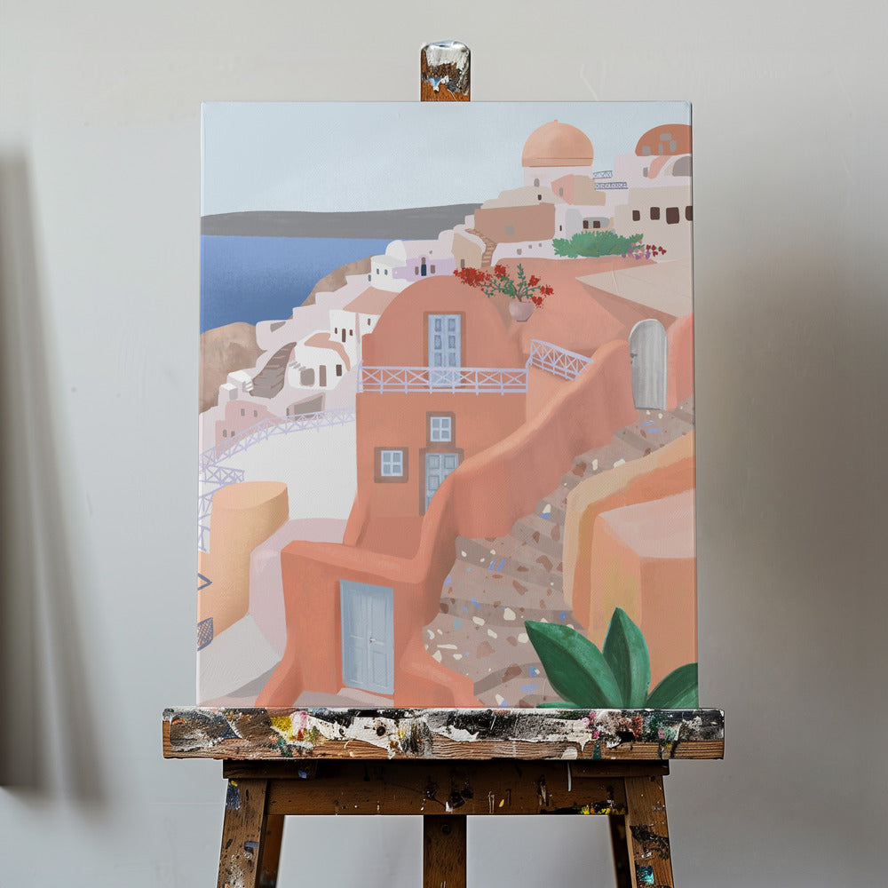 Santorini, Kreikka | Canvastaulut
