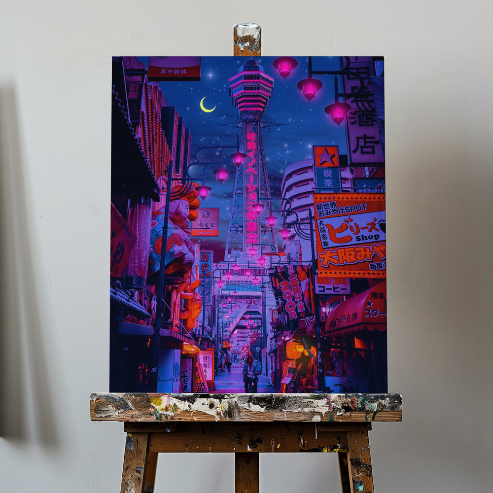 Osaka Lights | Canvas