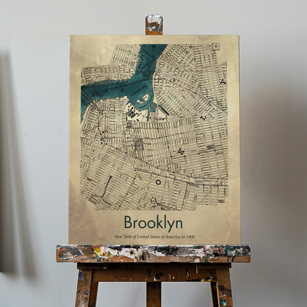 Brooklyn map | Canvas