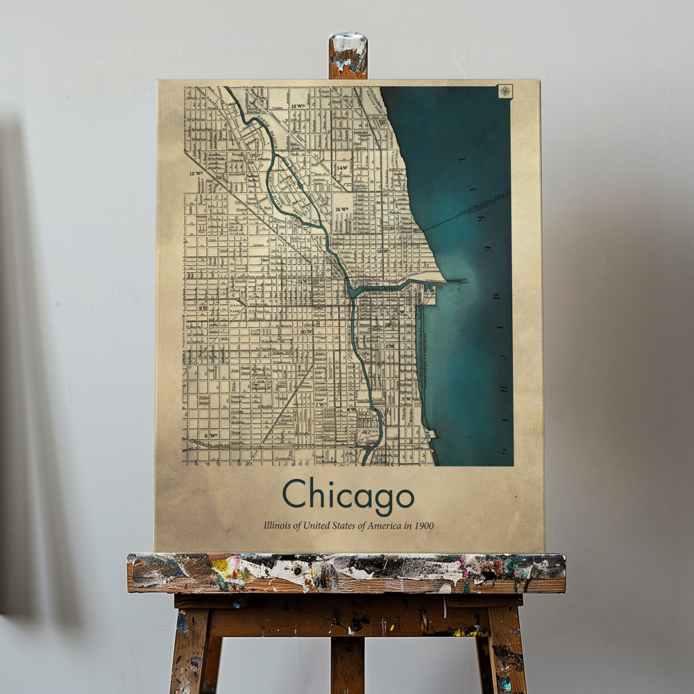 Chicago map | Canvas