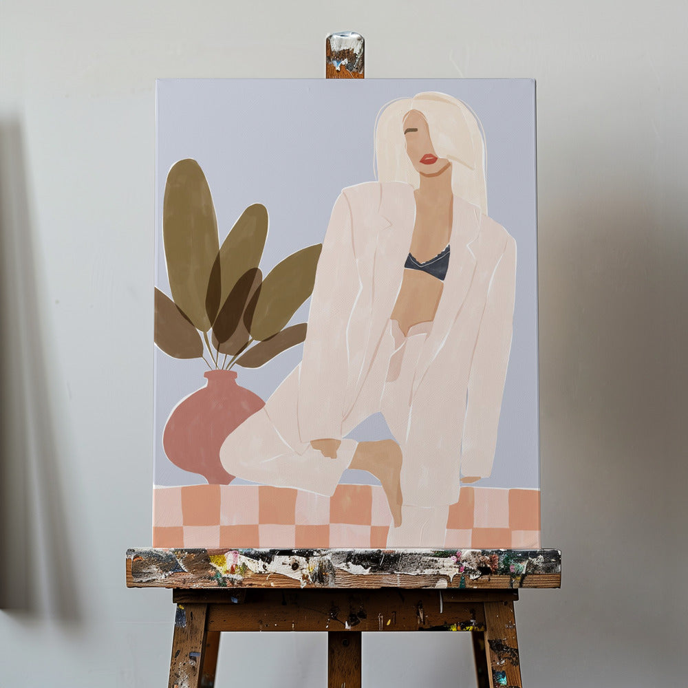 Liian laiska joogaan | Canvastaulut