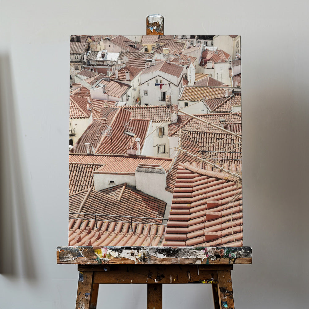 Red Tiled Rooftops | Canvas