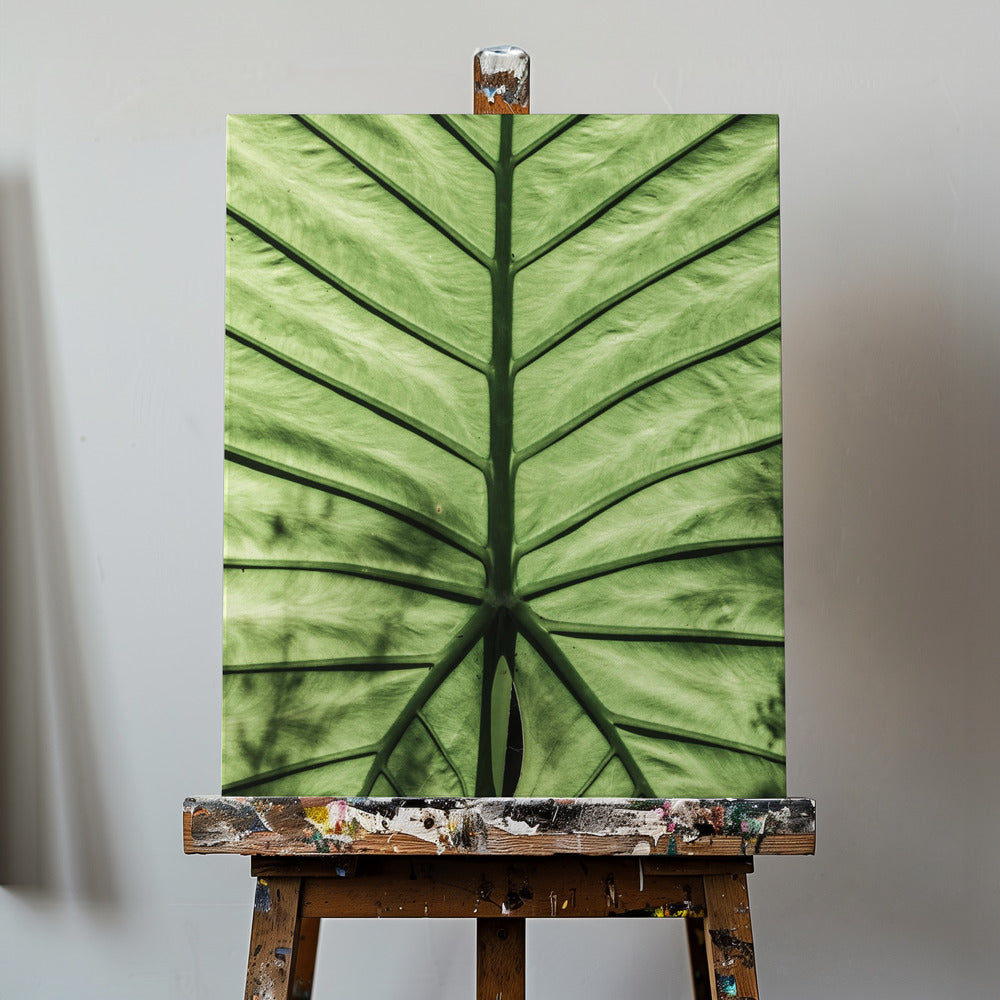 Leaf Vein Symphony | Canvas