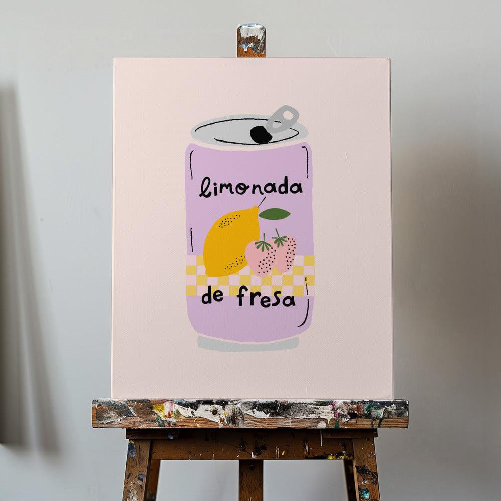 Mansikka-limonadi | Canvastaulut