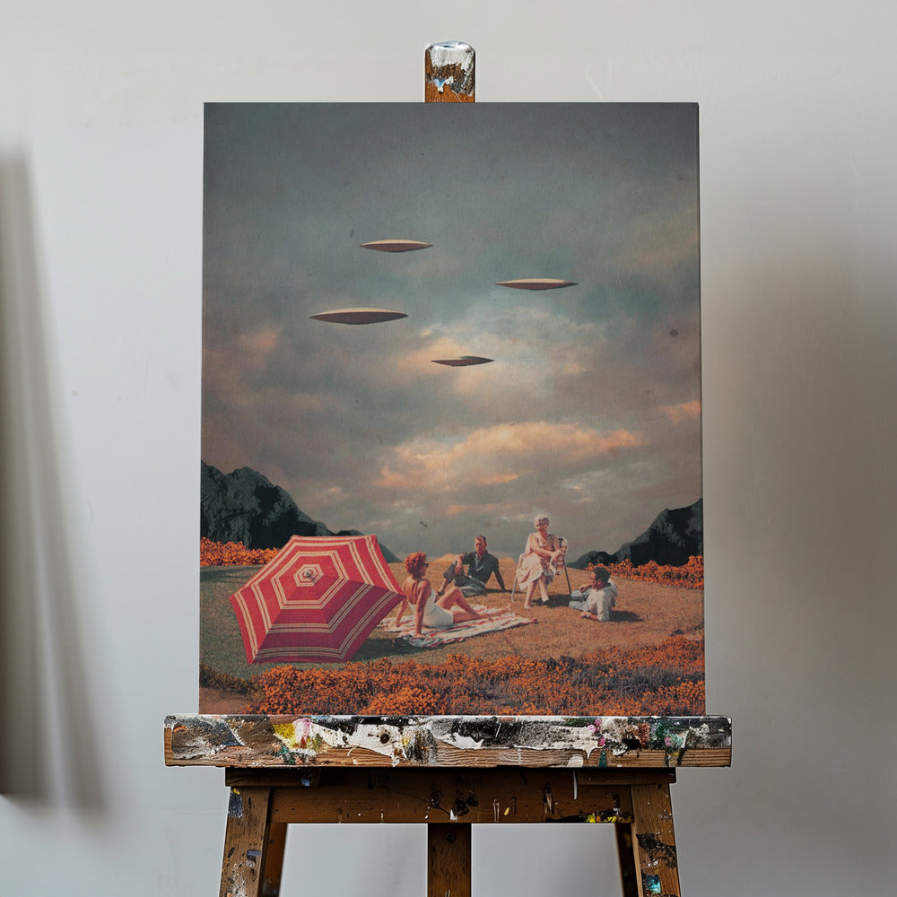 Teeskentele, etteivät he koskaan tulleet | Canvastaulut