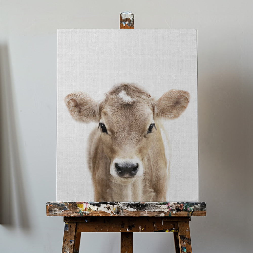 Peekaboo-Babykuh | Leinwand-Bilder