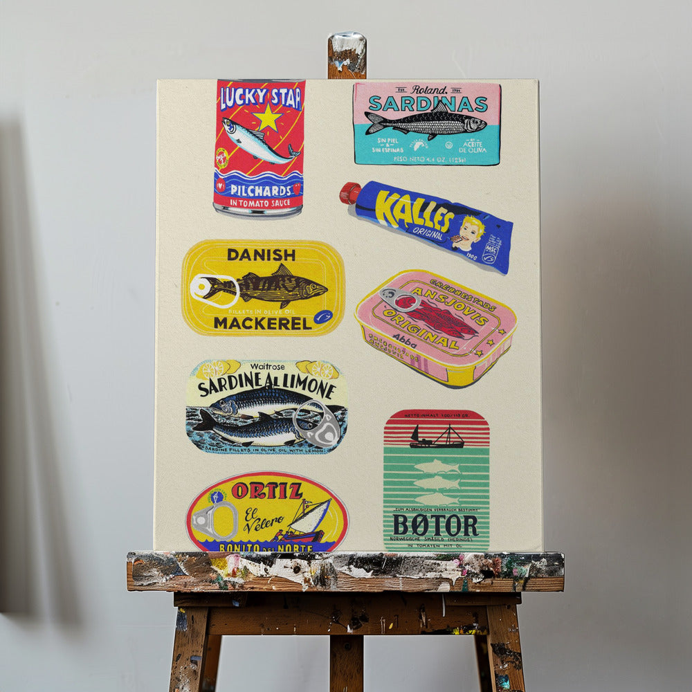 Kalasäilykkeet | Canvastaulut