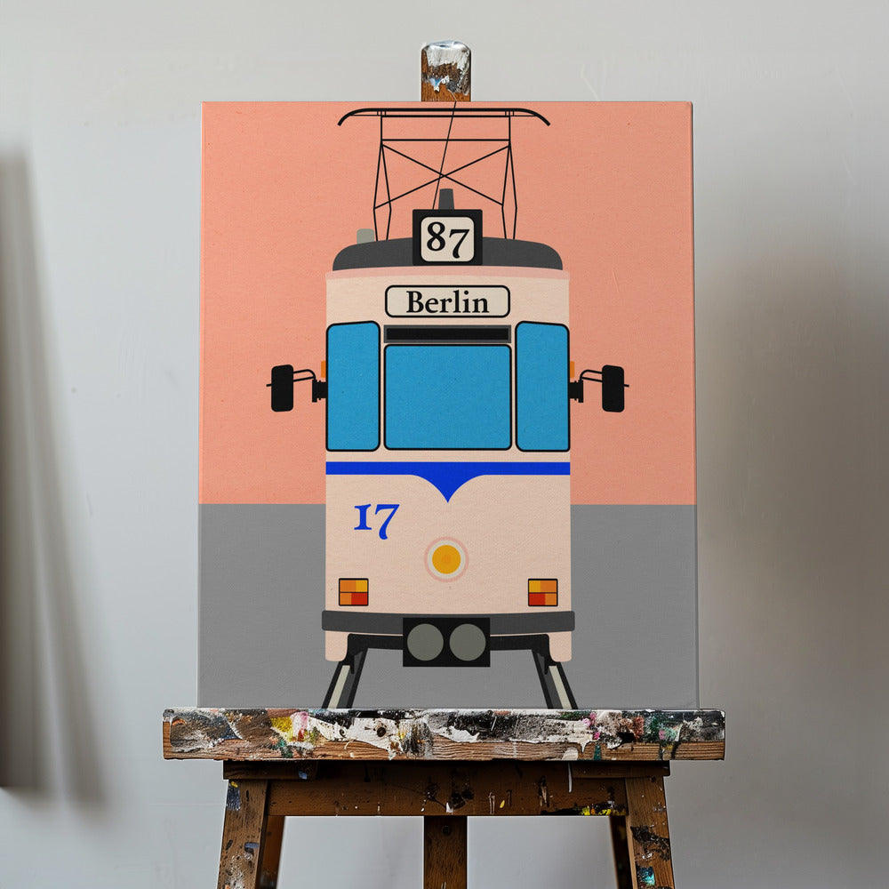 Tramwaj w Berlinie | Wydruki na łótnie