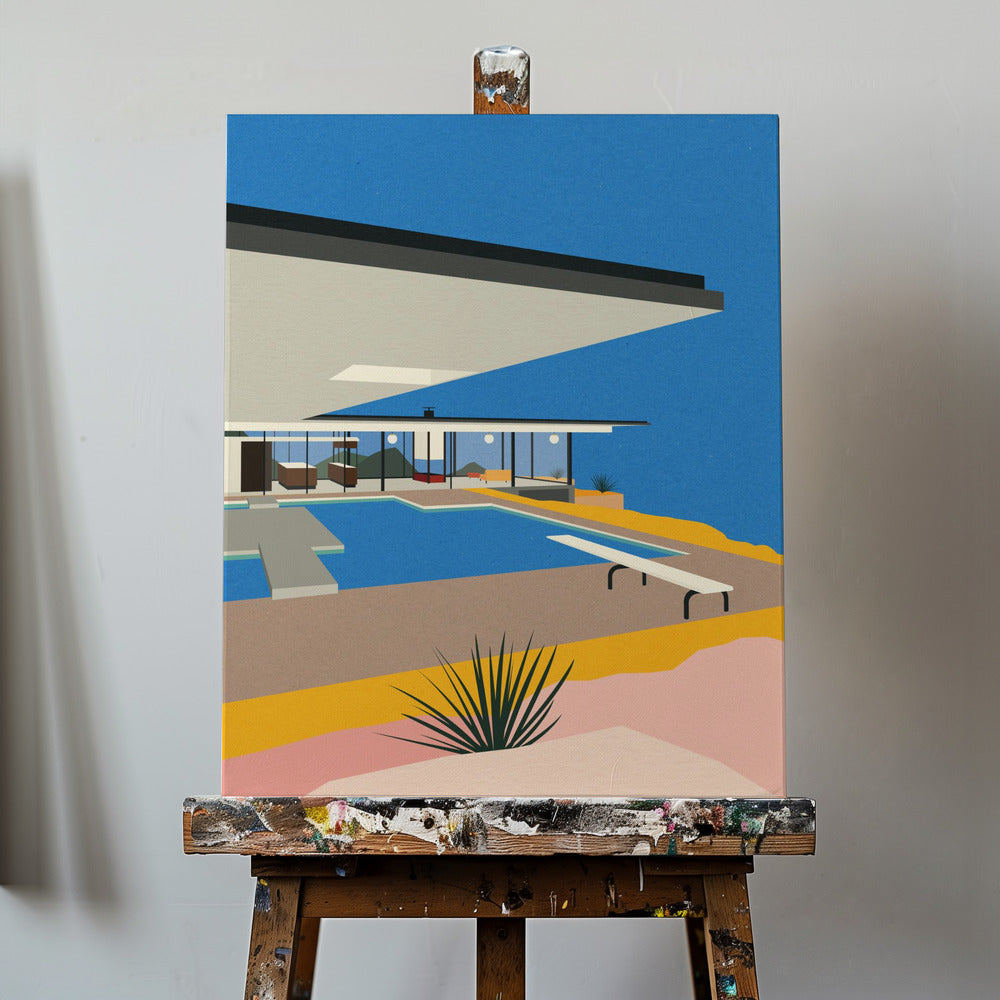 La Stahl House | Canvas