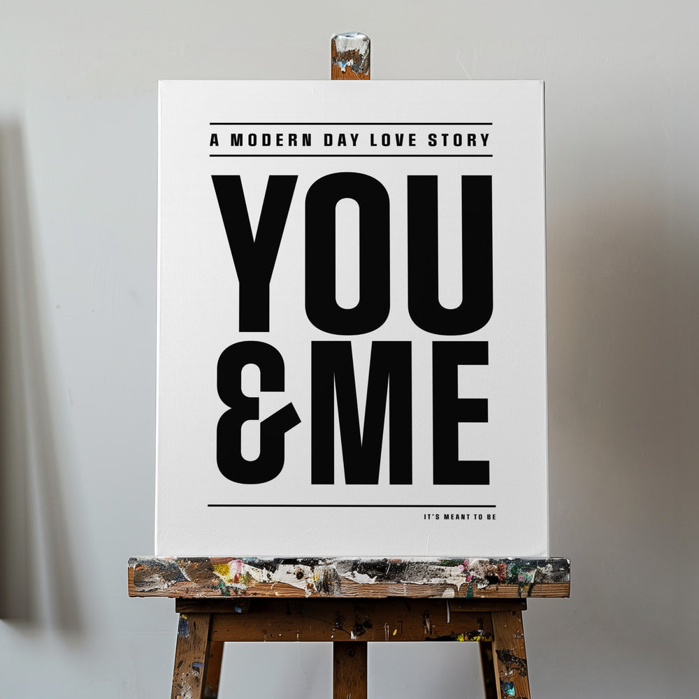 Nykyajan rakkaustarina | Canvastaulut