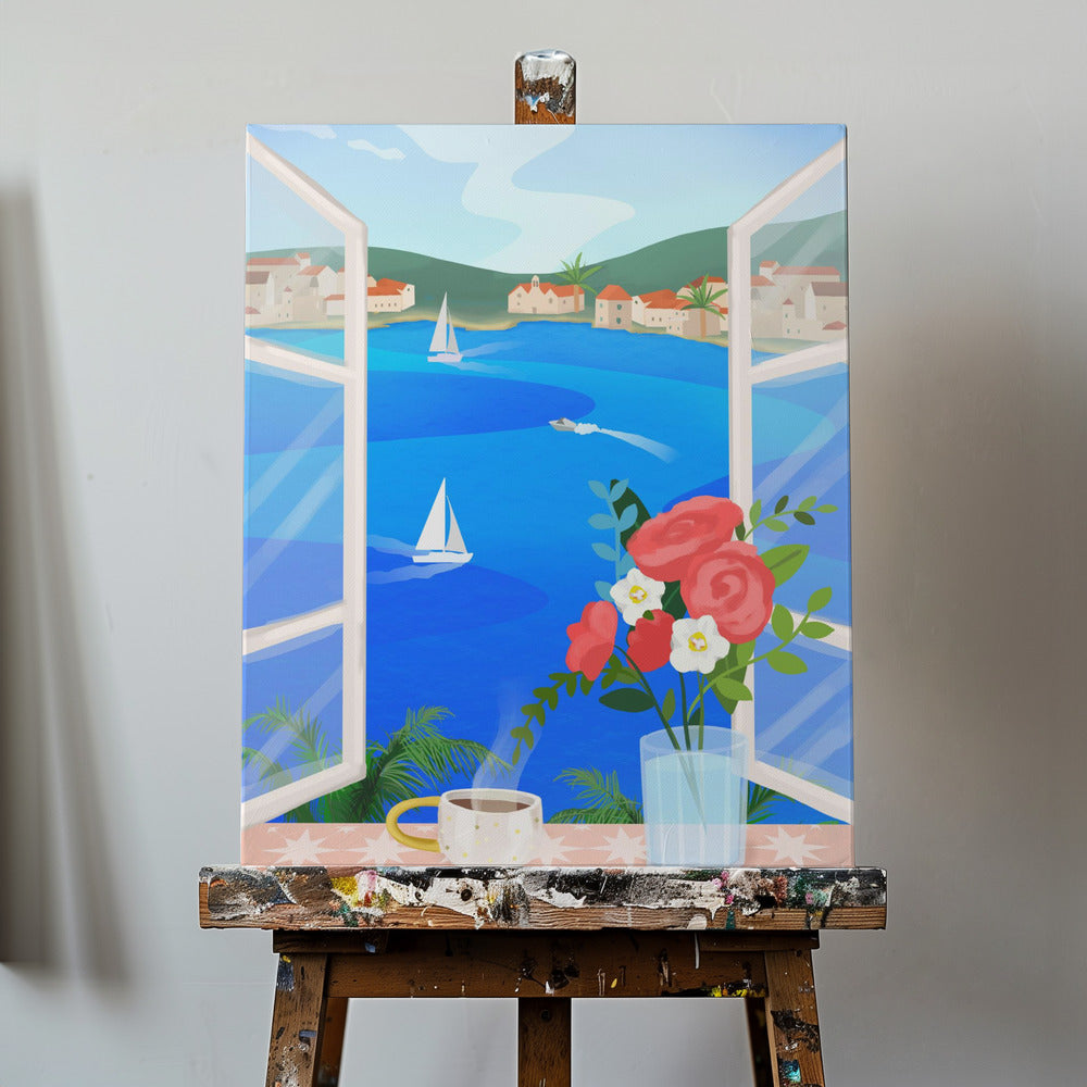 Widok na wyspę | Wydruki na łótnie