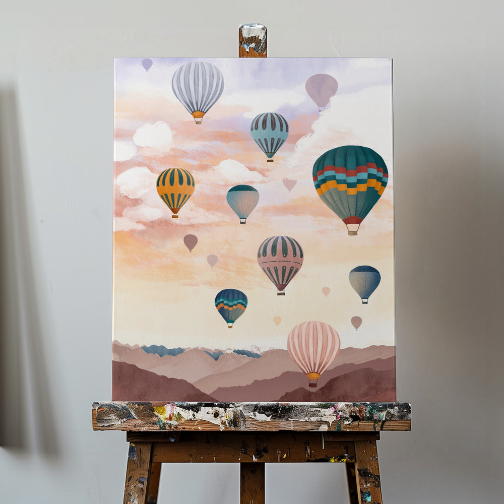 Heißluftballonhimmel | Leinwand-Bilder