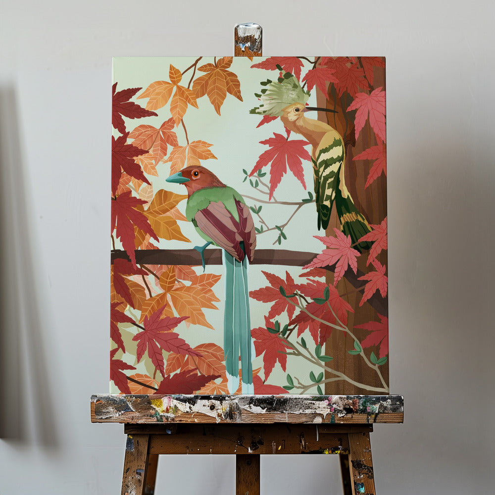 Vögel des Herbstes | Leinwand-Bilder