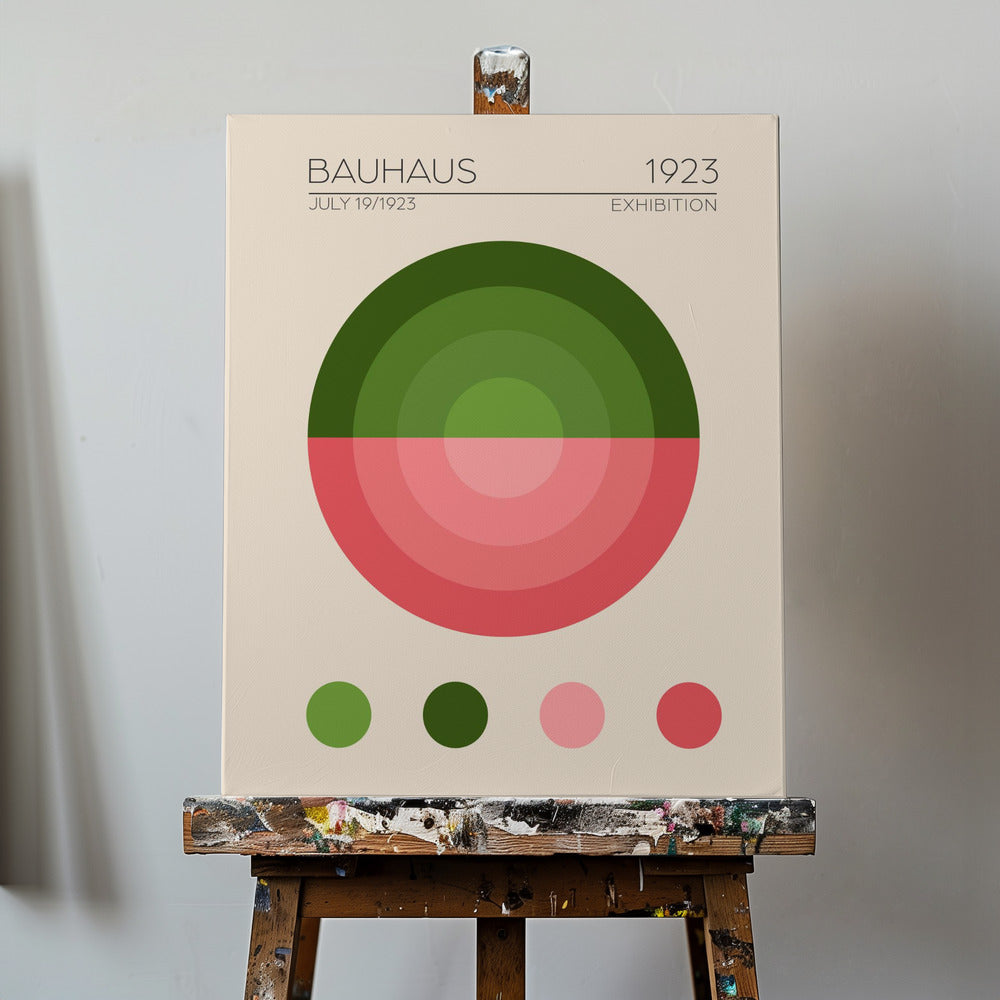 Bauhaus-vihreä asunto | Canvastaulut