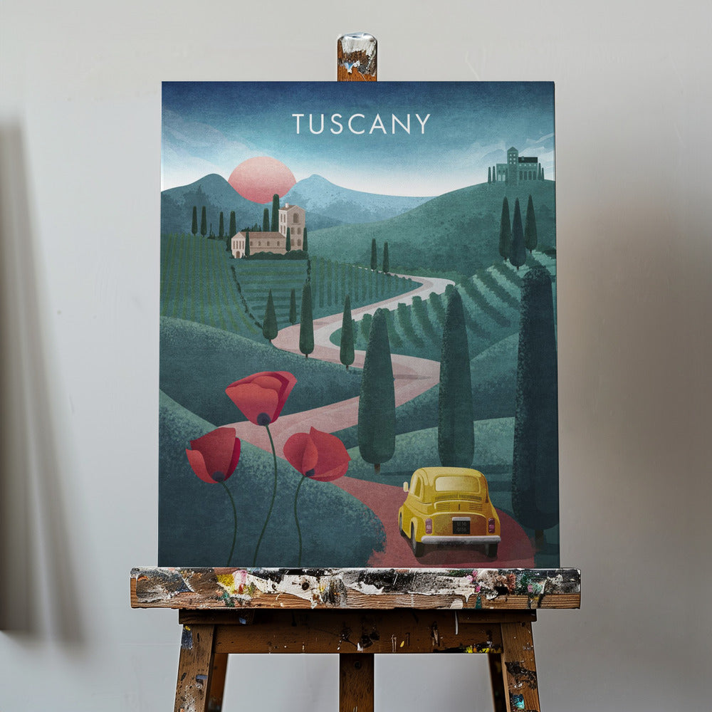 Toscanan teksti | Canvastaulut