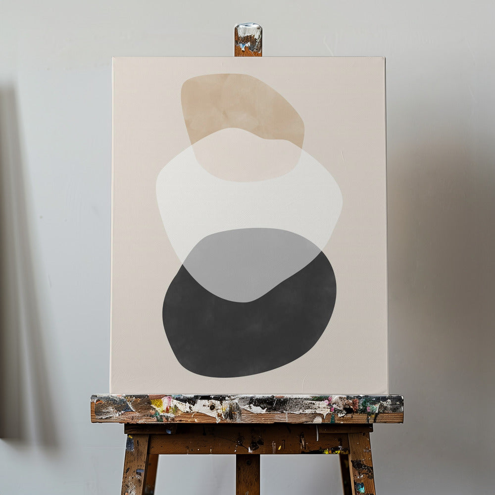 Beige Boho -muodot | Canvastaulut