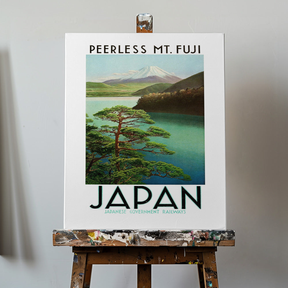 1930s Japan Travel Poster Japanese Government Railways | Canvas