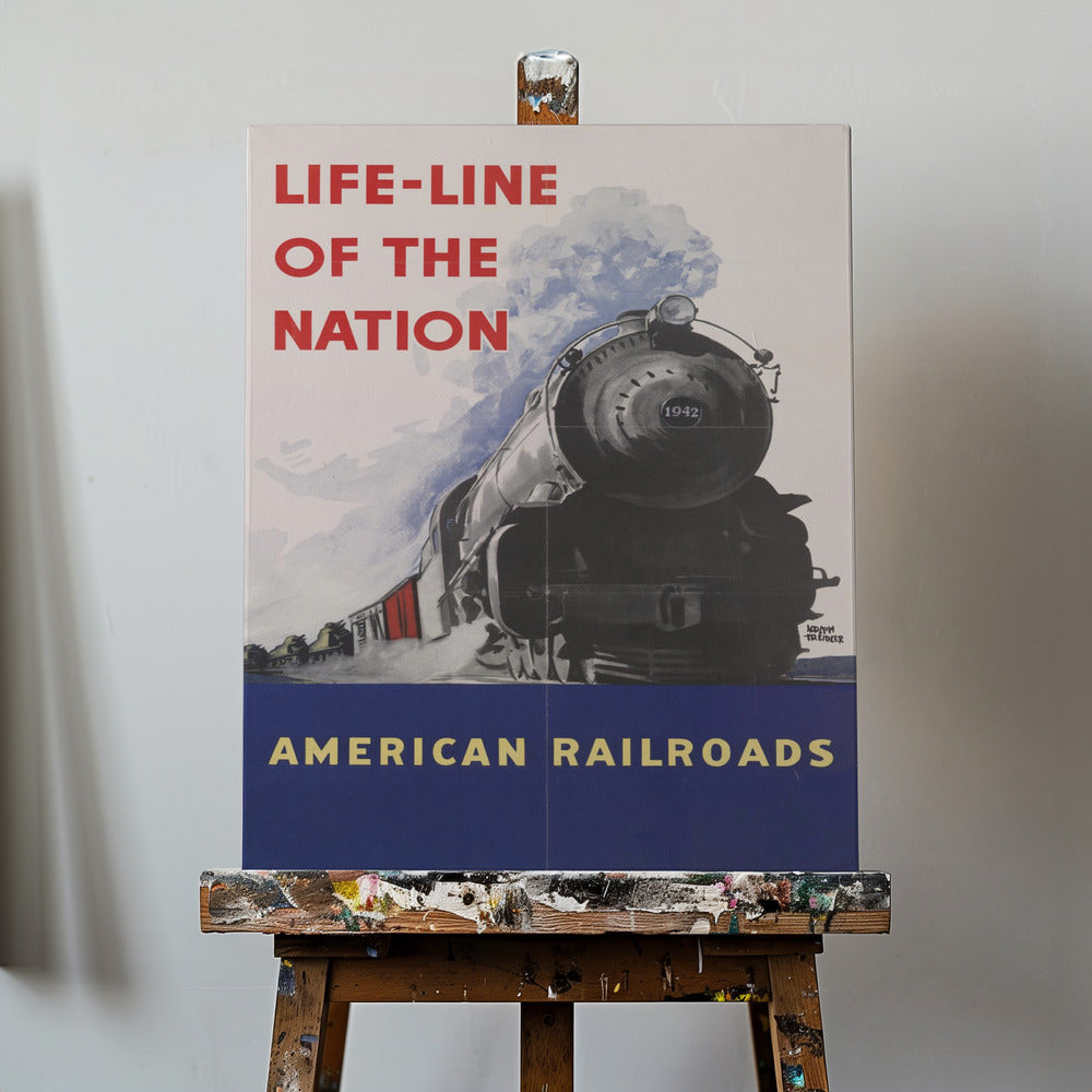 American Railroads - Kansakunnan elämänlanka | Canvastaulut