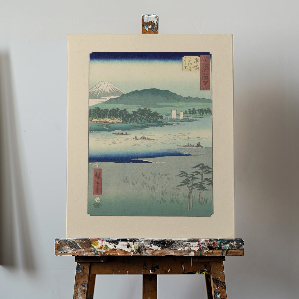 River Highway by Utagawa Hiroshige | Canvastaulut
