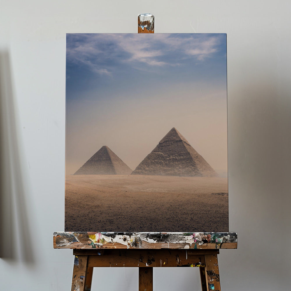De stora pyramiderna i Giza, Kairo, Egypten | Canvas