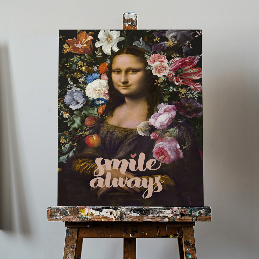 Uśmiechaj się zawsze, Mona Liso | Wydruki na łótnie