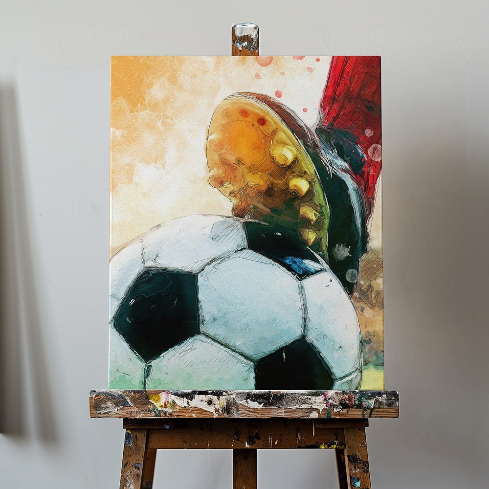 Fußball 1 Sportkunst | Leinwand-Bilder