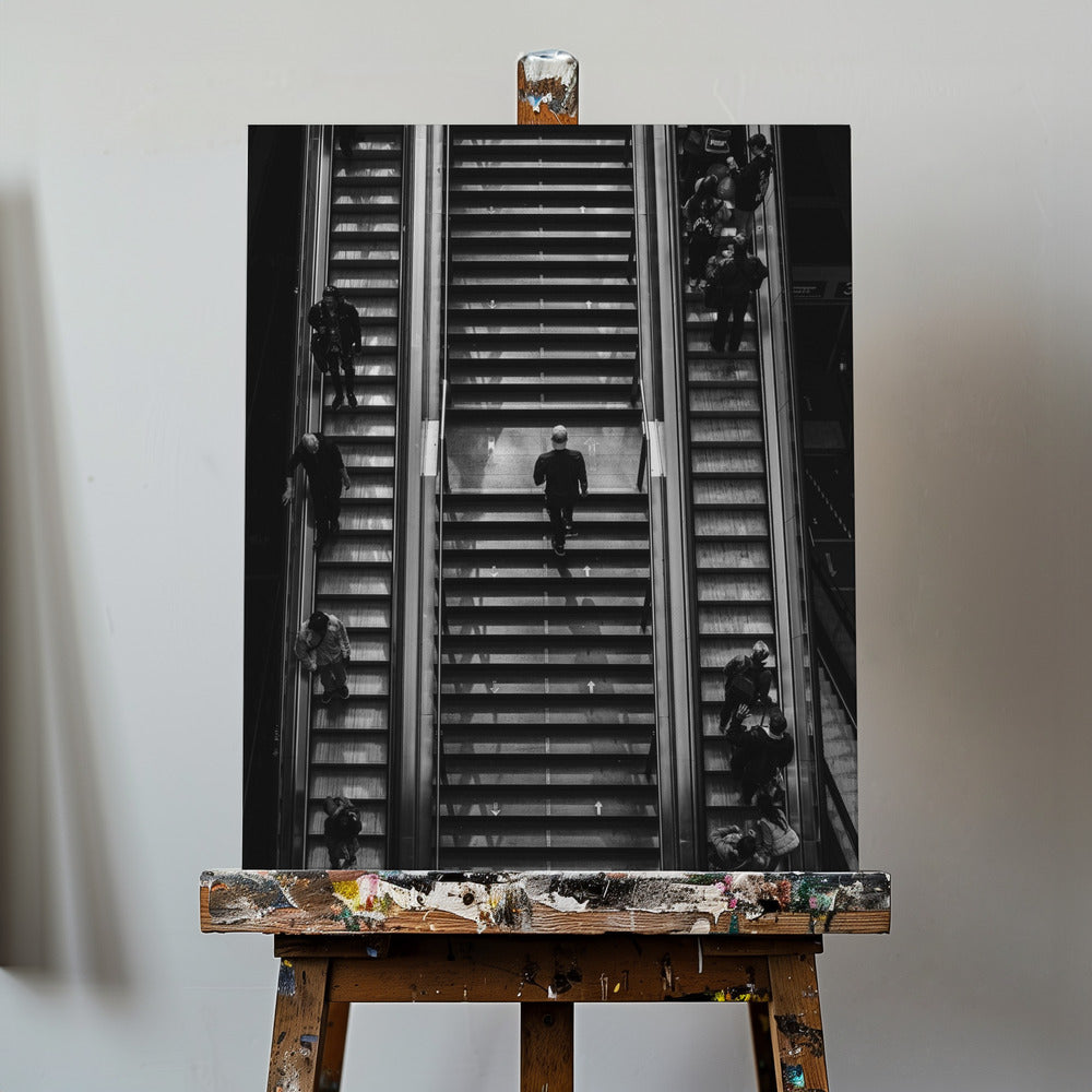 liukuportaat vs. portaat | Canvastaulut