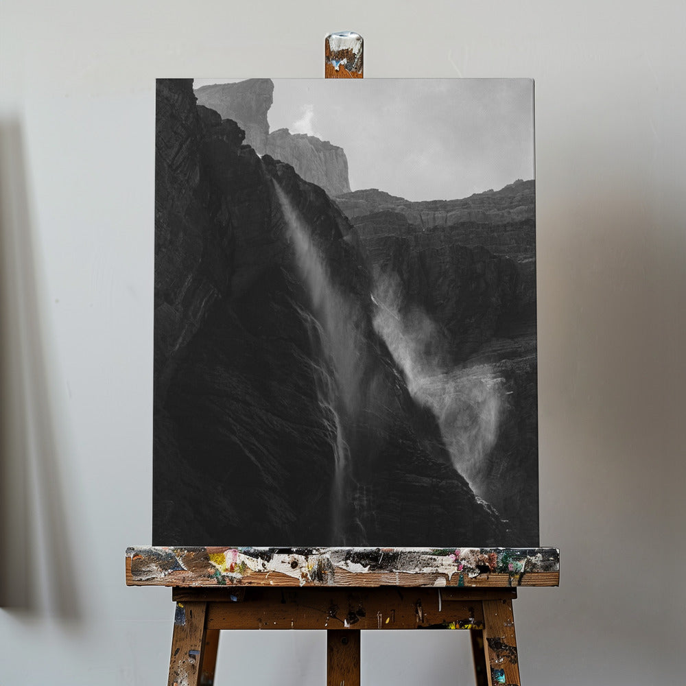 Wodospad w Cirque de Gavarnie | Wydruki na łótnie