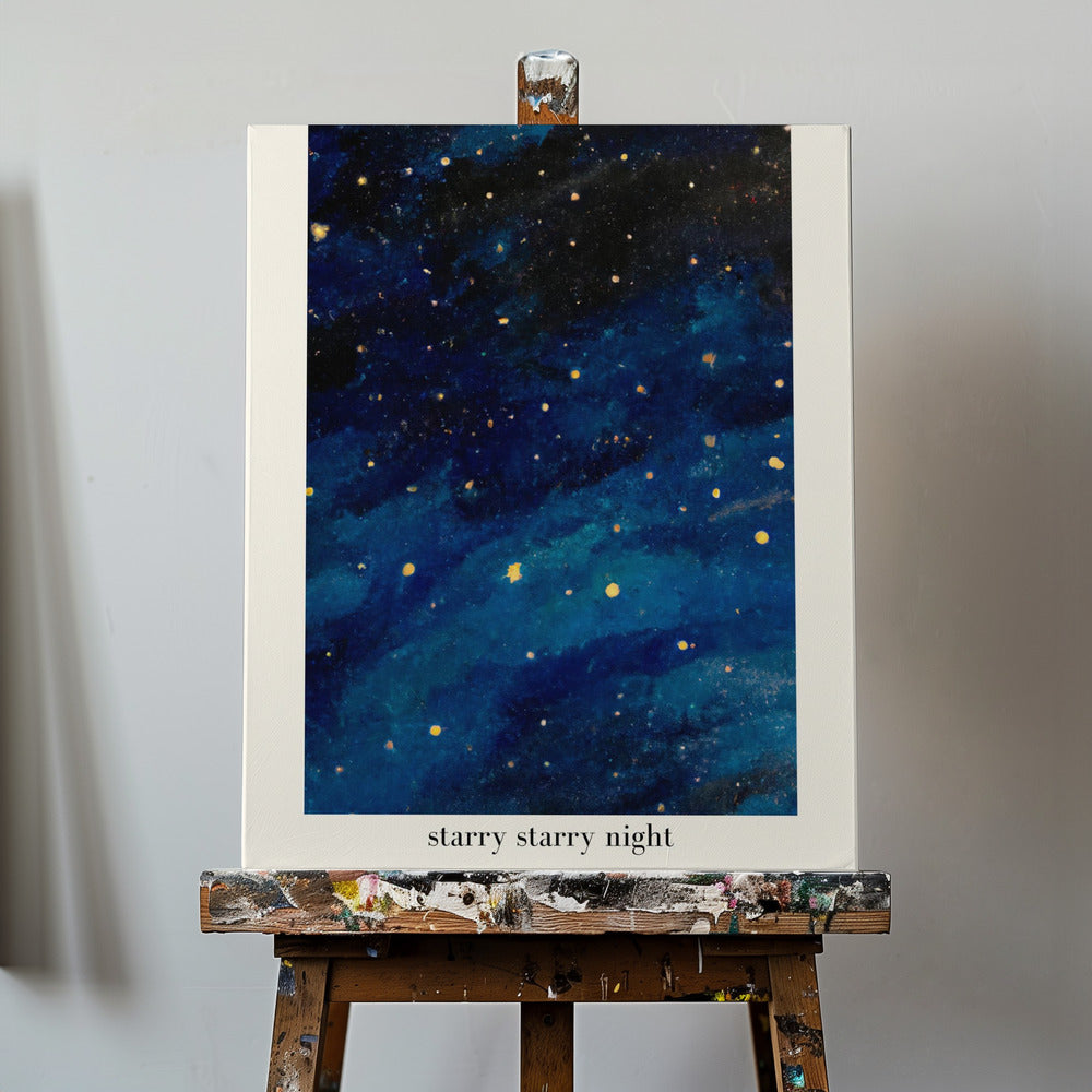 Tähtikirkas tähtikirkas yö | Canvastaulut