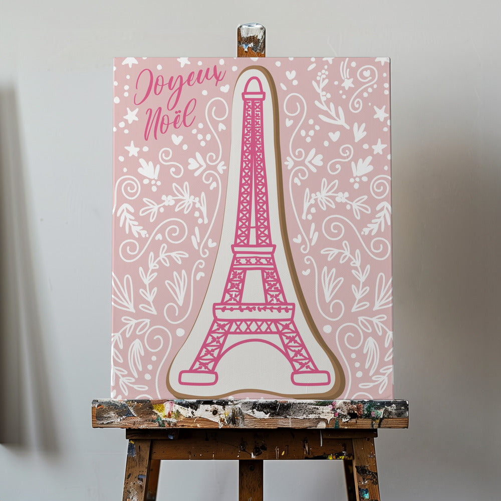 Eiffel tower iced gingerbread cookie | Canvas