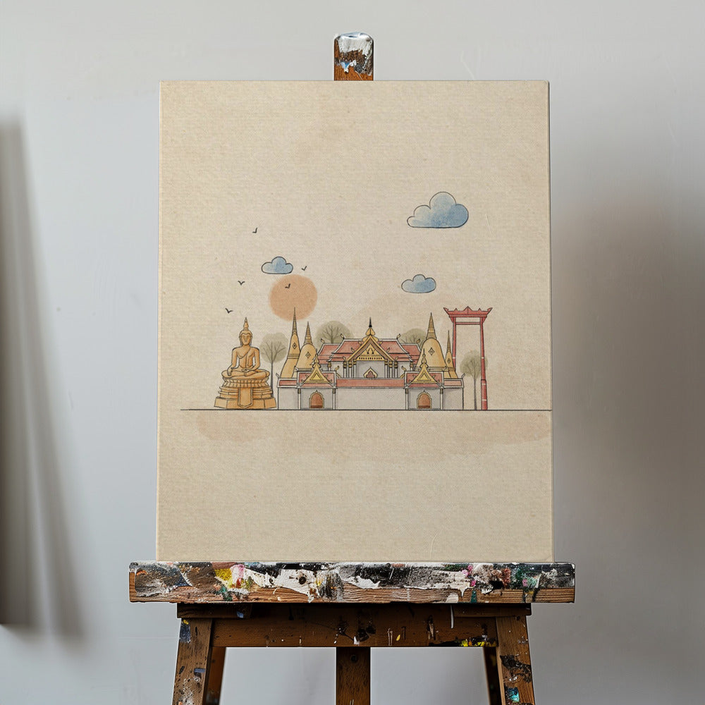 La meravigliosa Bangkok | Stampe su Tela