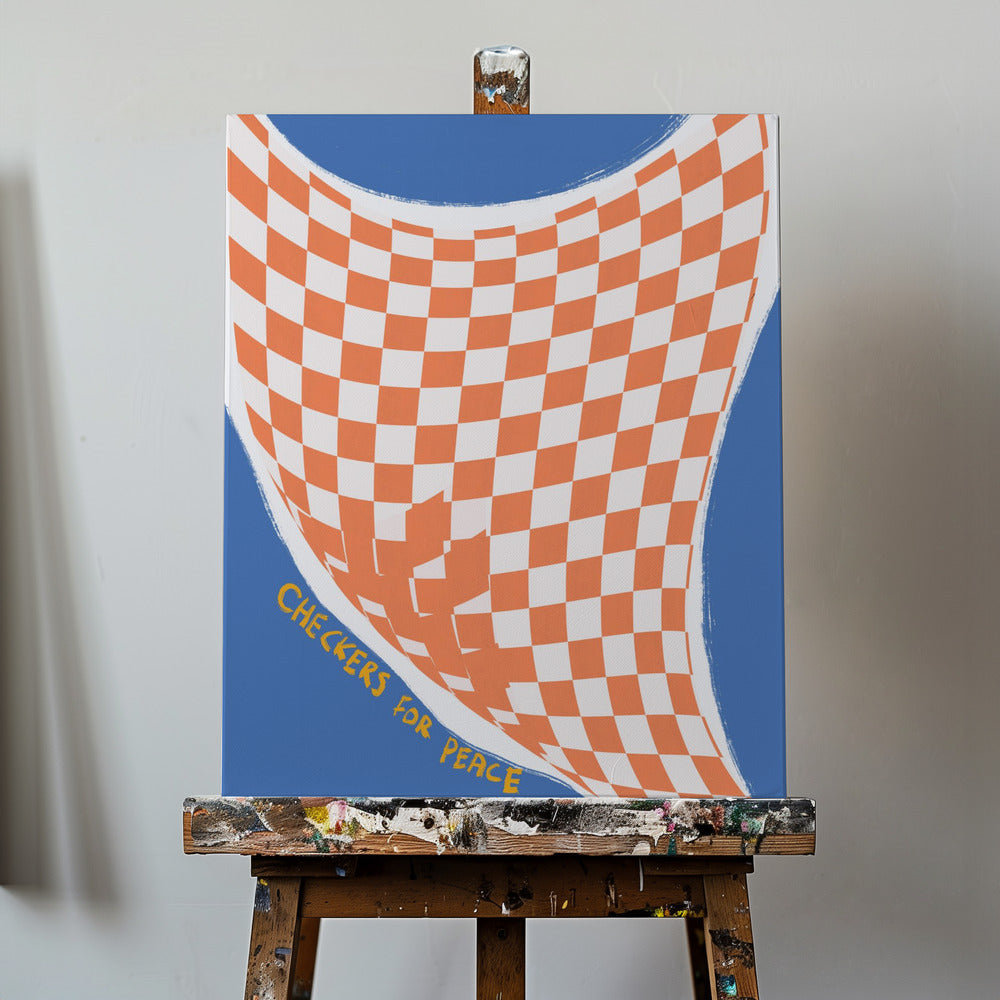 Checkers for Peace | Canvas
