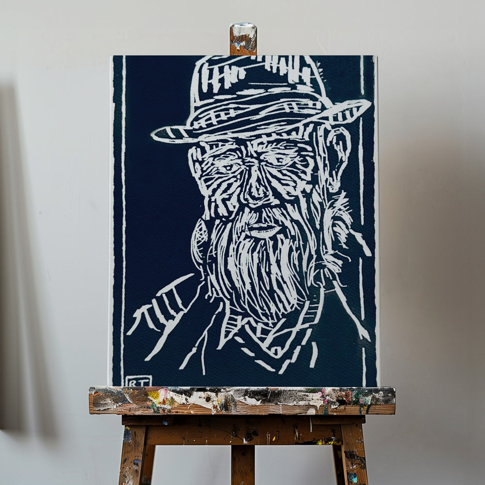 El abuelo | Impresiones en Lienzo