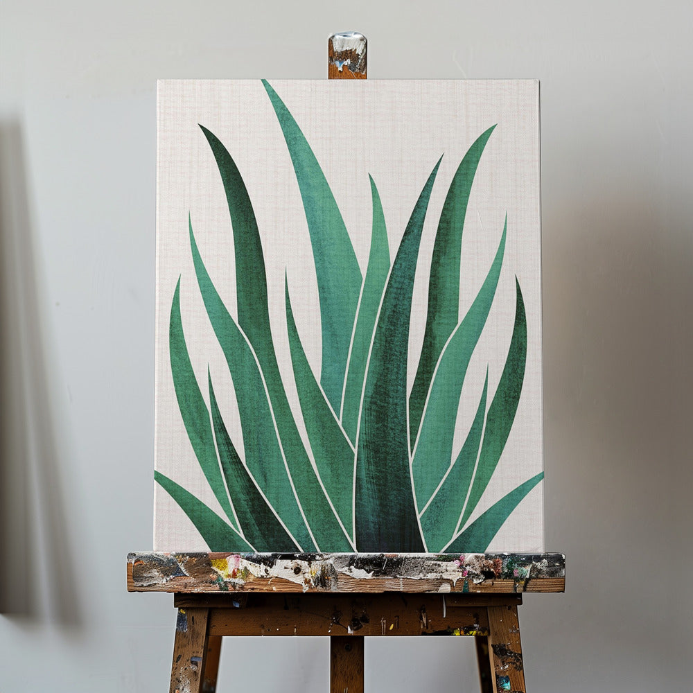 Cactus di agave del deserto | Stampe su Tela