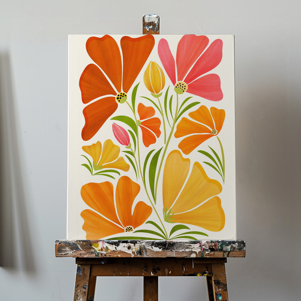 Kevään luonnonkukat | Canvastaulut