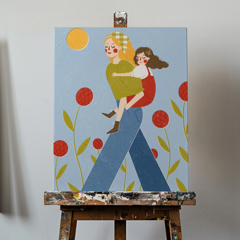 Possu Selässä | Canvastaulut