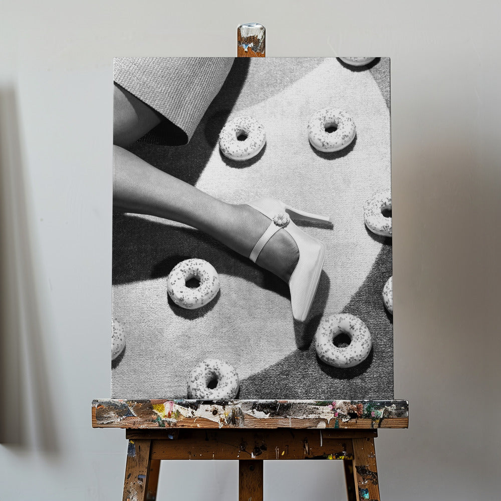 Disko 2 mustavalkoinen | Canvastaulut