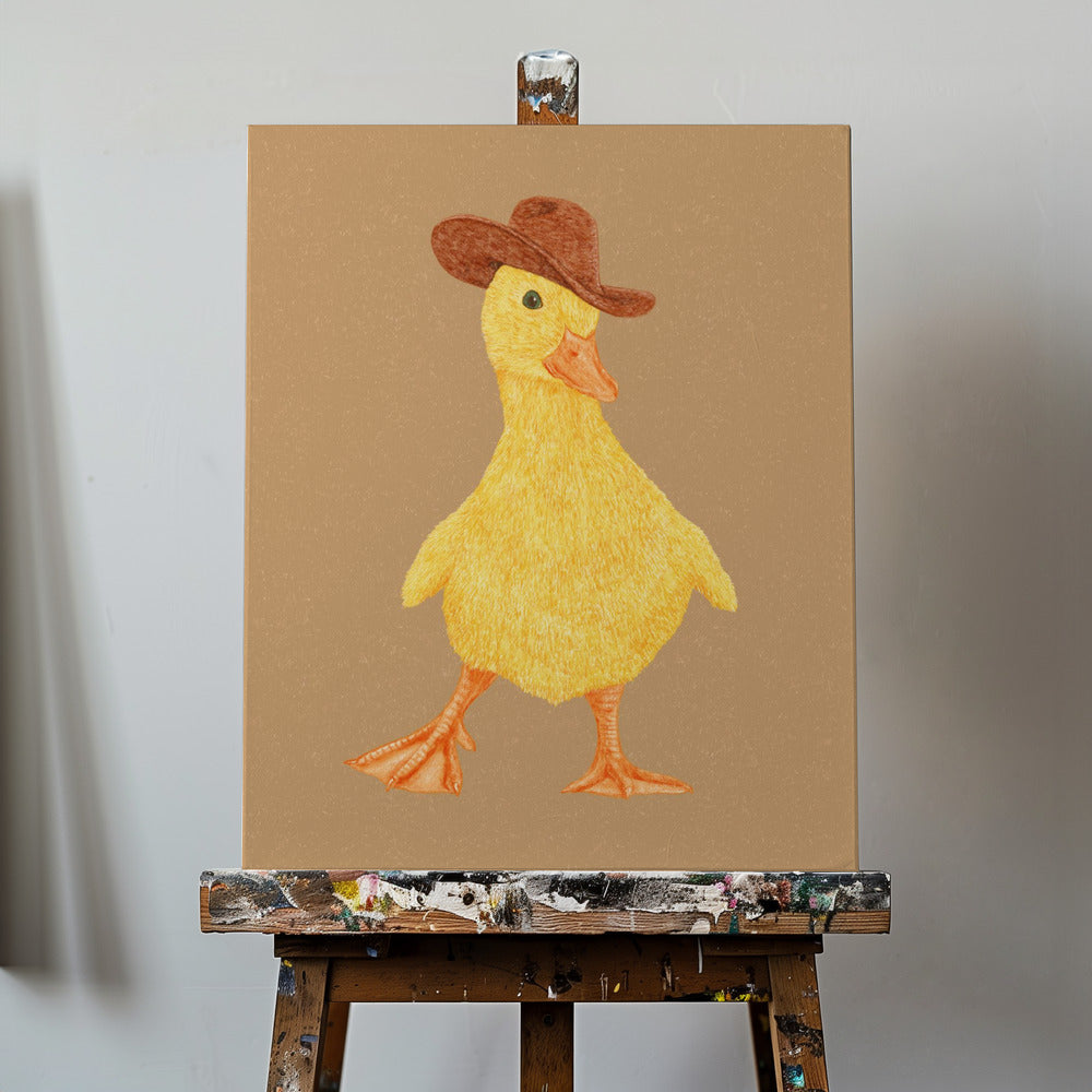 Daphne, kaczątko kowbojka | Wydruki na łótnie