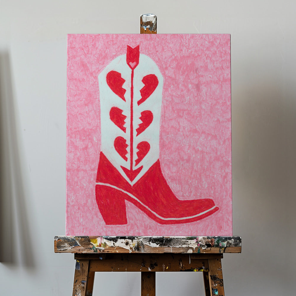 Sydänsärkyiset korkokengät | Canvastaulut