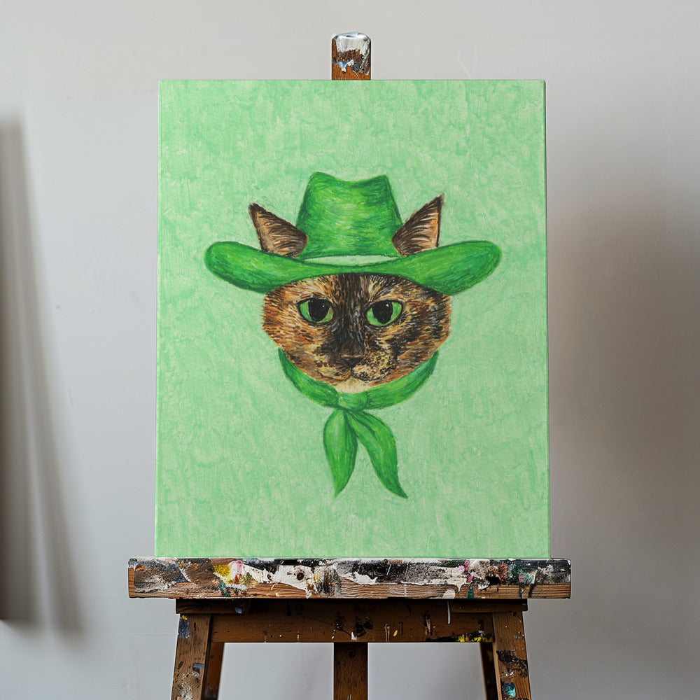 Tilly, kowbojka, kotka szylkretowa | Wydruki na łótnie