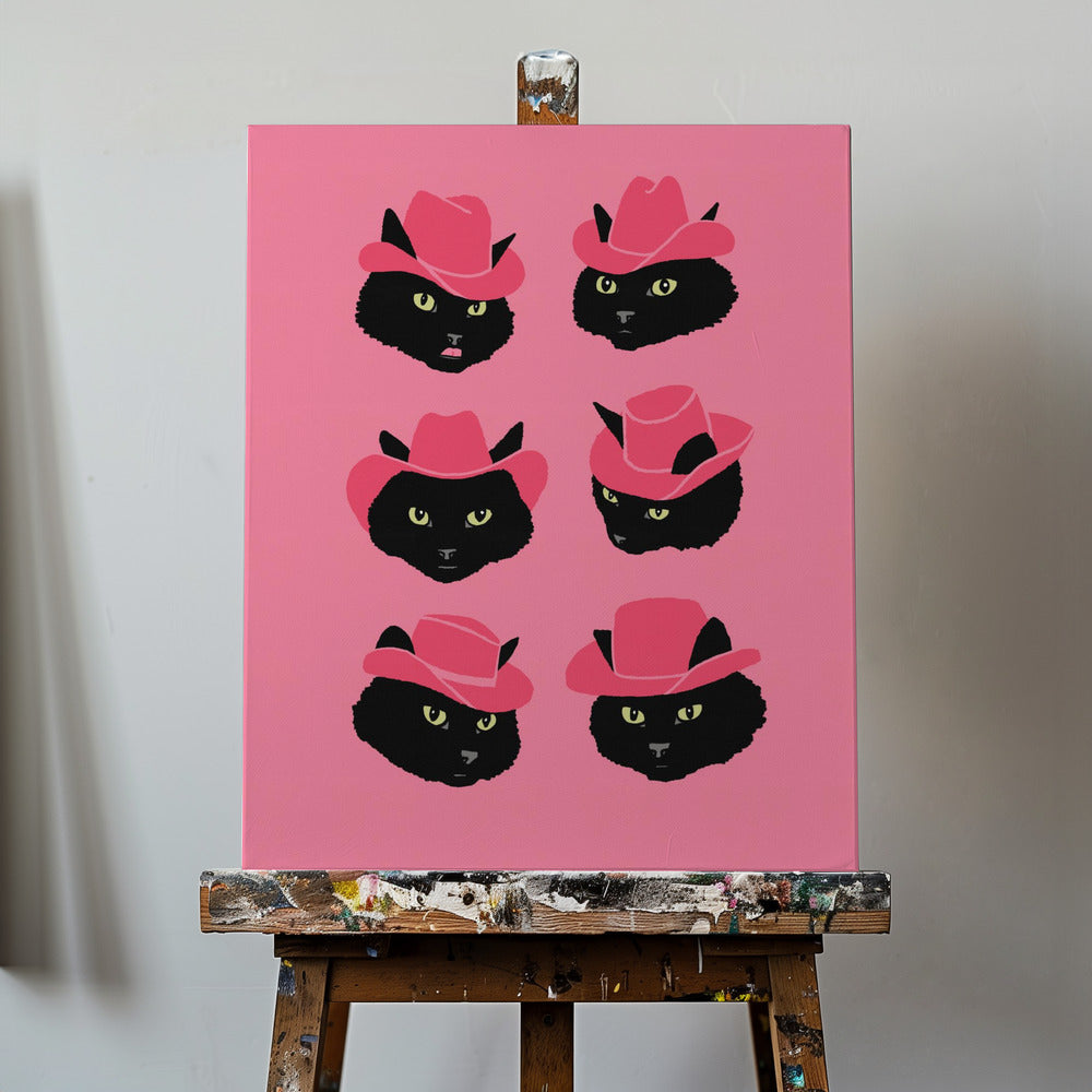 Marcy, kotka kowbojka | Wydruki na łótnie