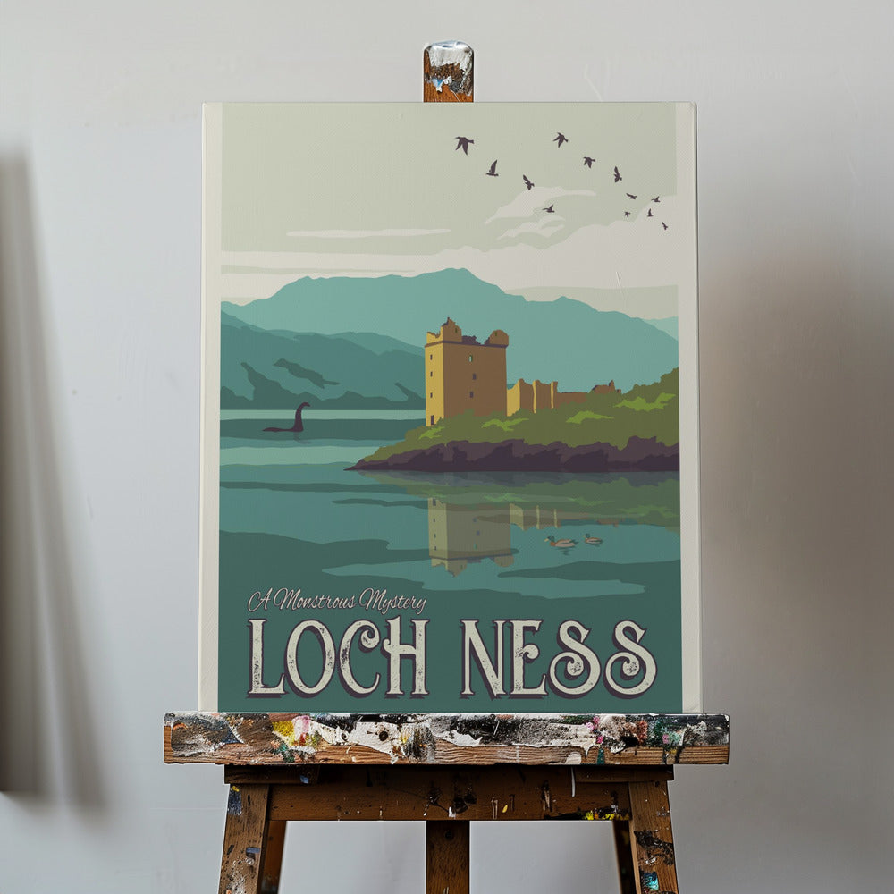 Loch Ness Reisedruck | Leinwand-Bilder